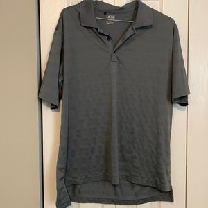 Gray Adidas Golf Polo